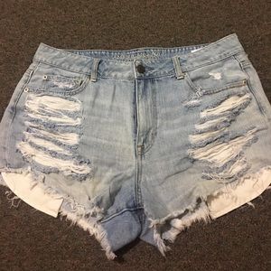 High rise shorts